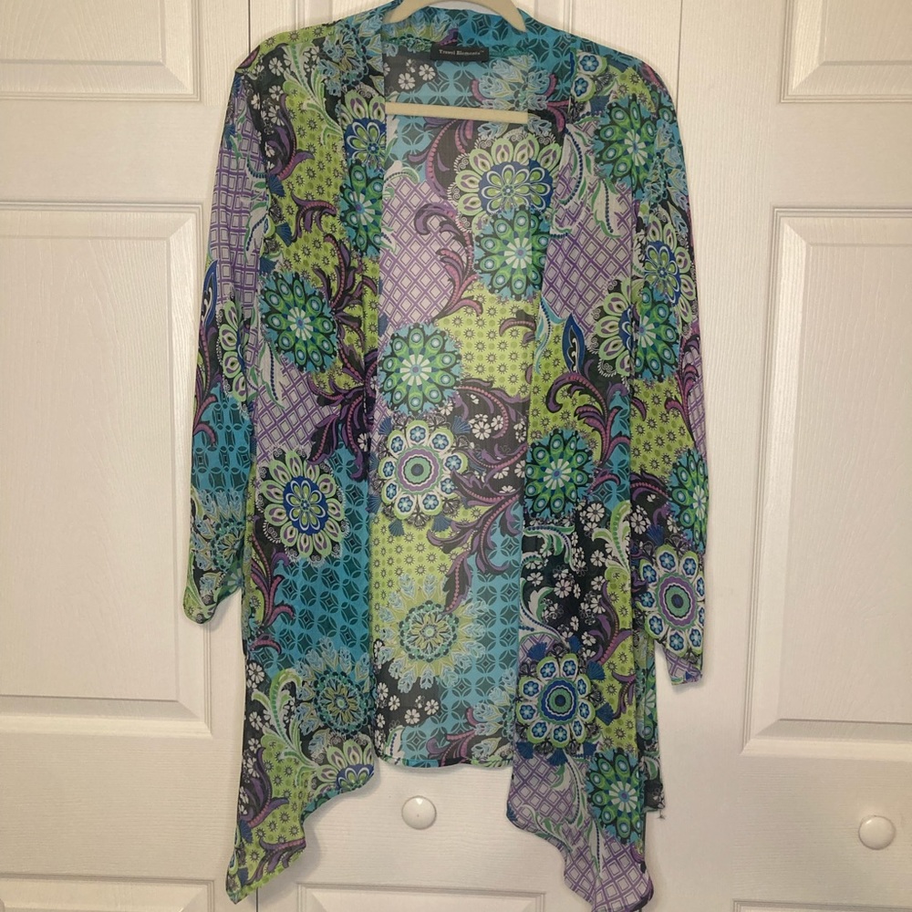 Colorful Sheer Cardigan / Kimono